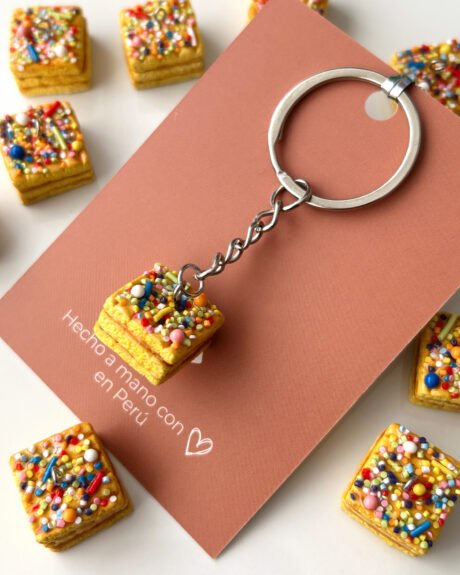 Llavero turrón peruano