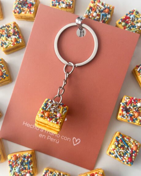 Llavero turrón peruano