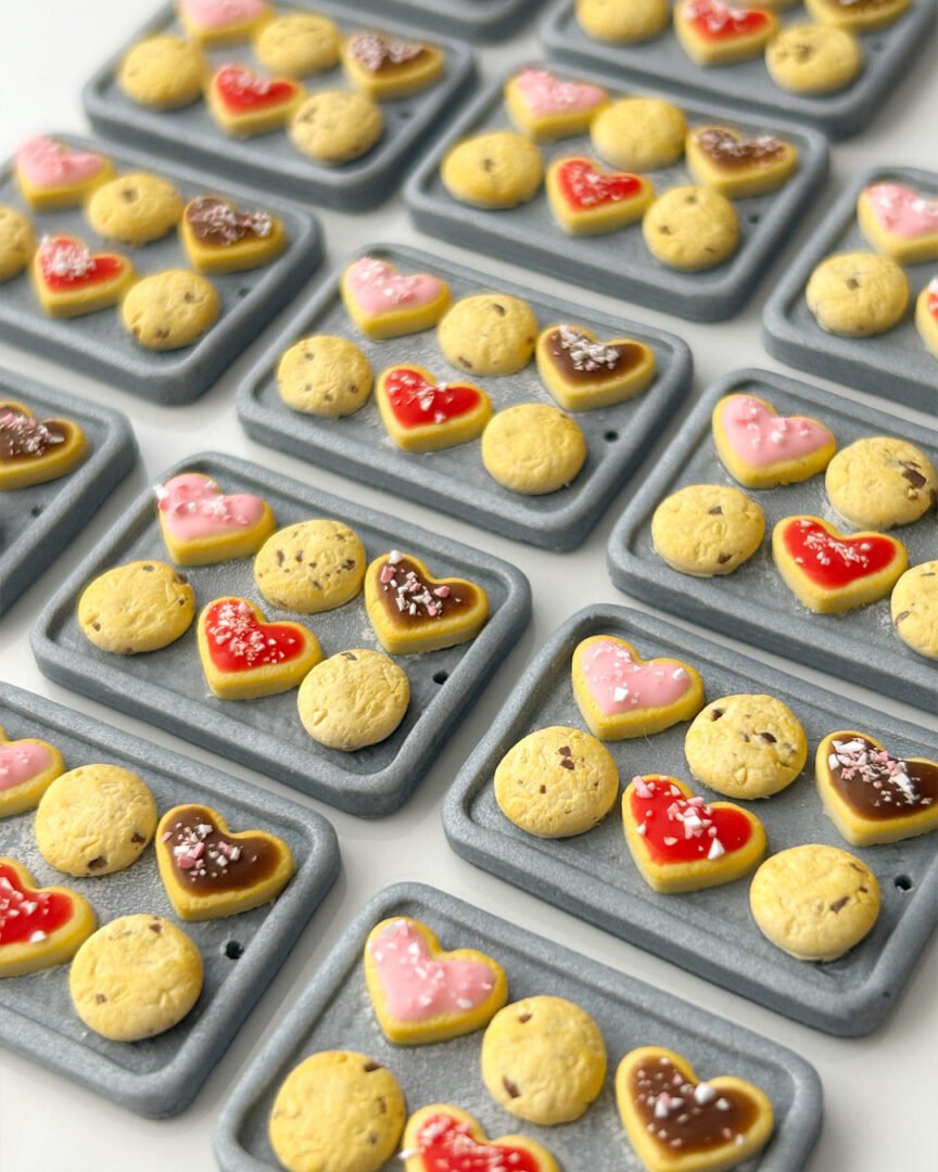 Bandeja con galletas San Valentín - Imagen 2