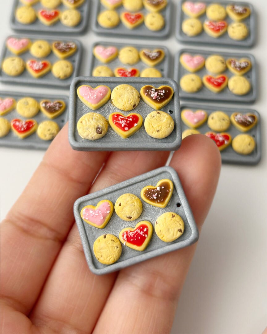 Collar bandeja con galletas San Valentín - Imagen 2