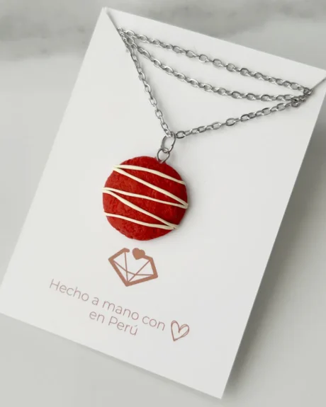 Collar galleta red velvet