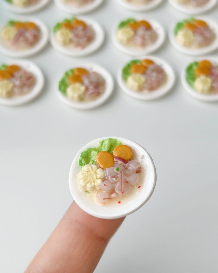 Llavero ceviche peruano - Imagen 2