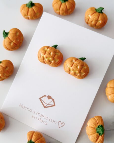 Stud calabaza de halloween