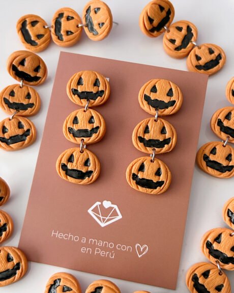 Colgantes calabaza de halloween
