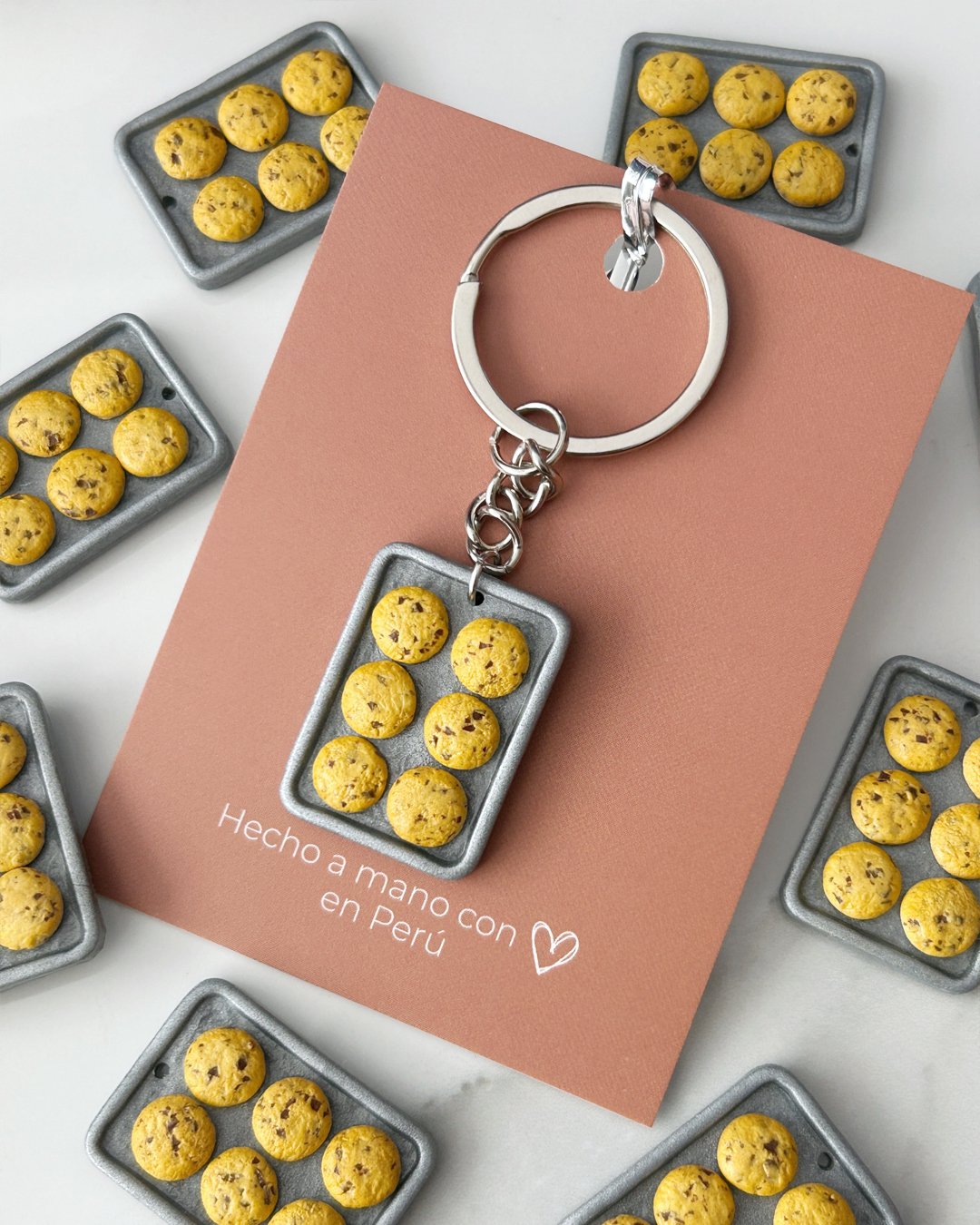Llavero bandeja de galletas chocochip