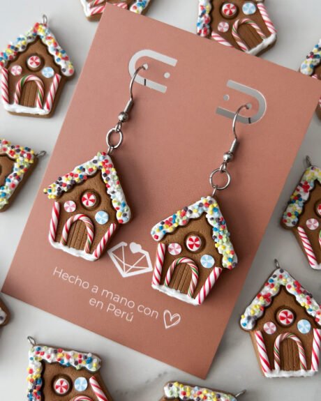 Casa de jengibre con chispas