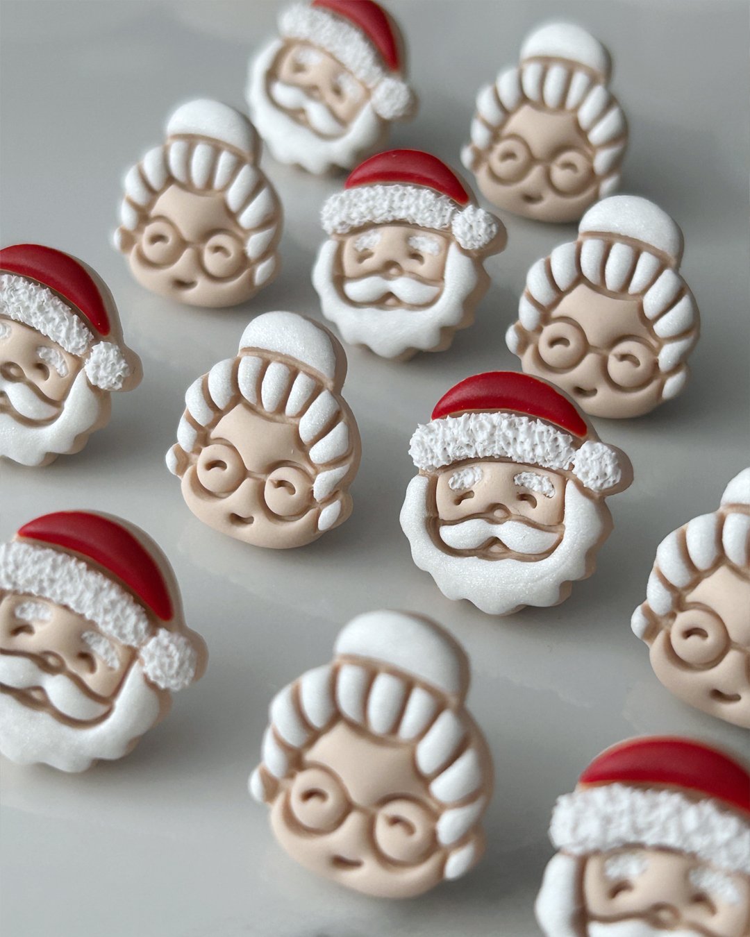 Studs Mr. y Mrs. Claus - Imagen 2