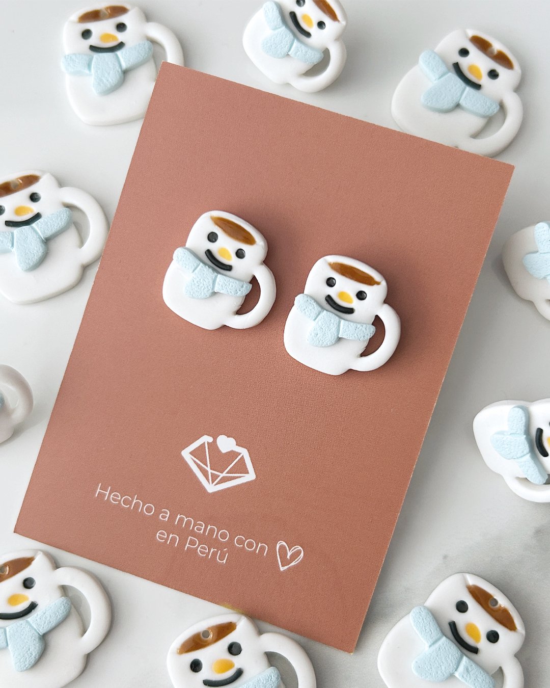 Studs taza muñeco de nieve