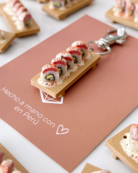 Llavero maki acevichado